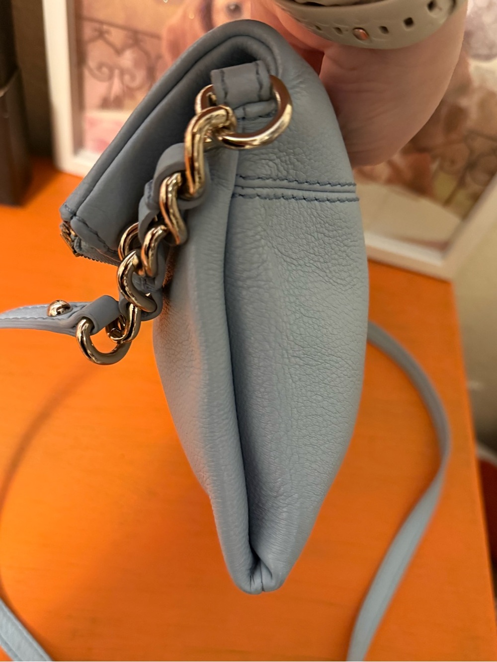 Kate Spade Carson Cobble Hill Foldover Crossbody EUC - Picture 7 of 12